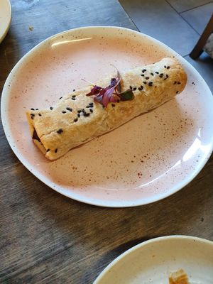 mushroom roll was pretty good at WAVE in East London