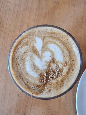 Peanut butter coffee at WAVE in East London