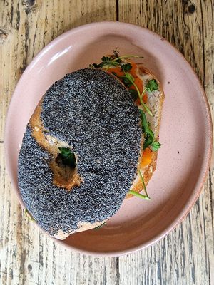 Save the salmon brioche at WAVE in East London
