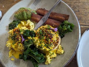 Nice brekkie, although not as flavoursome as before at WAVE in East London