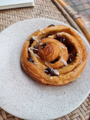 Pain au raisin at WAVE in East London