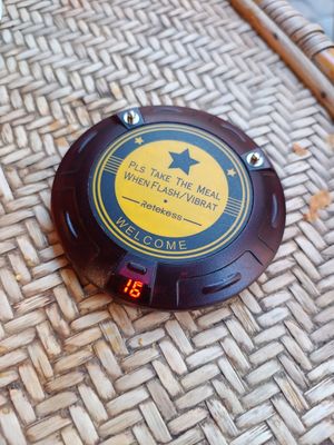 Beeps when order is ready at WAVE in East London