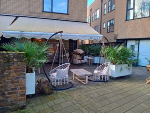 Outside area at WAVE in East London