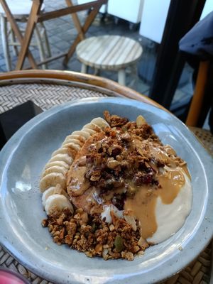 Pancake protein stack at WAVE in East London