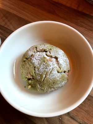 Pistachio cookie at WAVE in East London