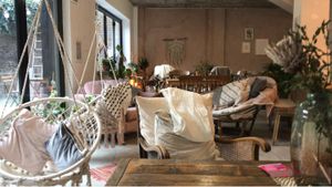 dining room at WAVE in East London