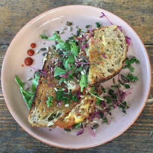 Classic toastie  at WAVE in East London