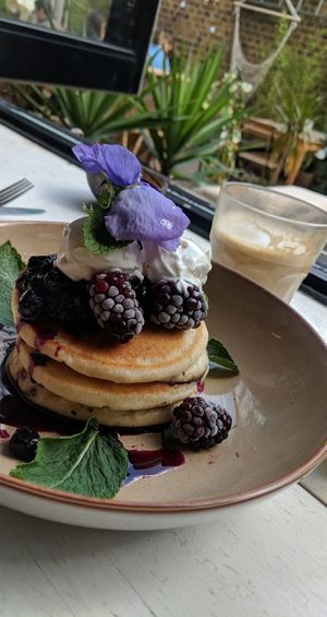 Most amazing fluffy pancakes!!! at WAVE in East London