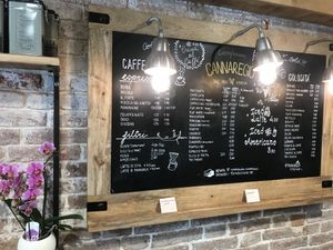 Menue at Torrefazione Cannaregio in Venice