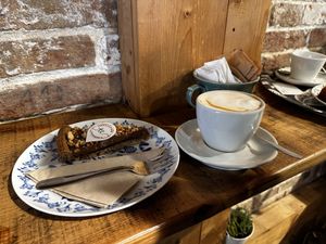 Very good coffee and sweet cake  at Torrefazione Cannaregio in Venice