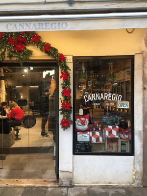 Outside  at Torrefazione Cannaregio in Venice