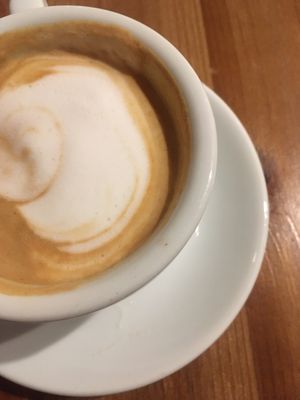 Almond cappuccino at Torrefazione Cannaregio in Venice