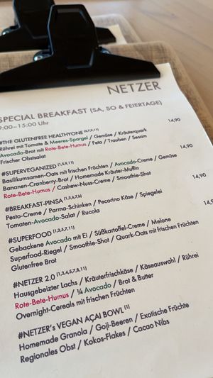 Two vegan options at Netzer in Stuttgart