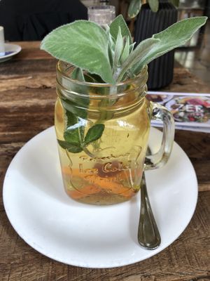 Turmeric-Sage tea (5€)  at Netzer in Stuttgart
