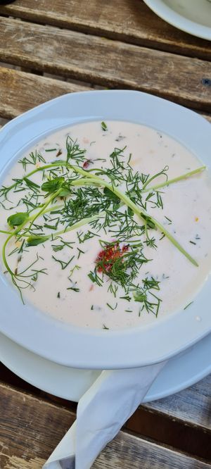 Chłodnik at Caffe Miasto in Warsaw