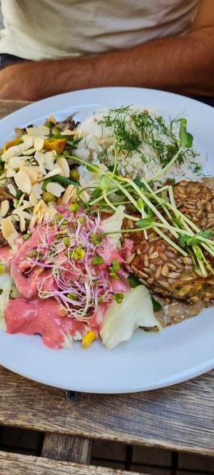 Placek ziemniaczany at Caffe Miasto in Warsaw