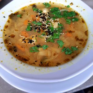 Soup at Caffe Miasto in Warsaw