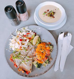 lunch menu at Caffe Miasto in Warsaw