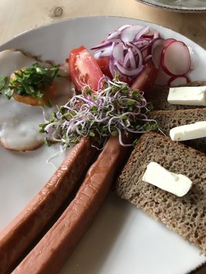 Special breakfast  at Caffe Miasto in Warsaw