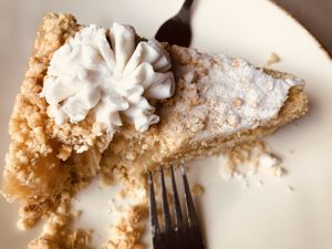 Apple pie at Caffe Miasto in Warsaw