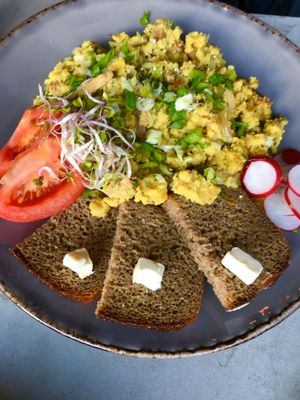 Jajecznica at Caffe Miasto in Warsaw