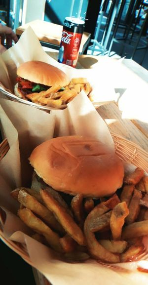 Healthy burger at Holy Moly in Caen