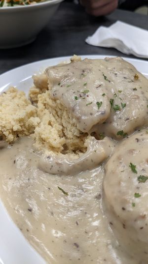 Biscuits and Gravy at Sage Against The Machine in Bellingham