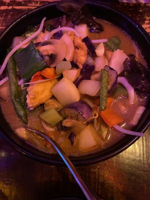 Vegetable Ramen at Spicy Moon - 6th St in New York City
