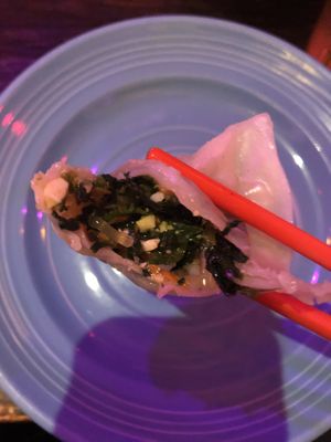Vegan dumpling   at Spicy Moon - 6th St in New York City