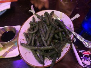 String bean   at Spicy Moon - 6th St in New York City
