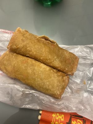 Springs rolls   at Spicy Moon - 6th St in New York City