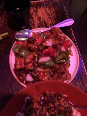Some type of tofu .. forget which sorry!   at Spicy Moon - 6th St in New York City