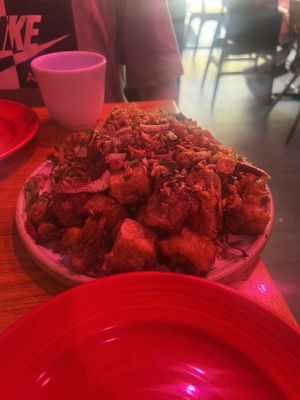 salt and pepper tofu  at Spicy Moon - 6th St in New York City