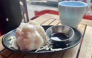 Char siu shiitake bun  at Spicy Moon - 6th St in New York City