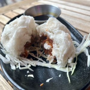  Char siu shiitake bun  at Spicy Moon - 6th St in New York City