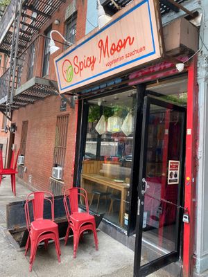 Entrance at Spicy Moon - 6th St in New York City
