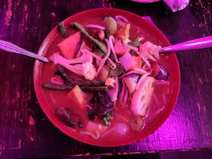 Vegetable Ramen at Spicy Moon - 6th St in New York City