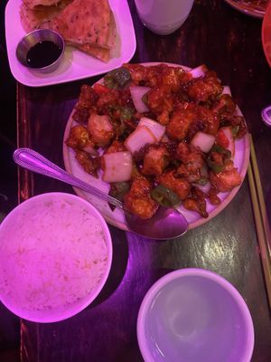 Kung Pao style   at Spicy Moon - 6th St in New York City