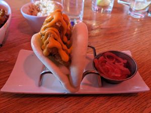 Bao Bun and Kung Pao Tofu at Spicy Moon - 6th St in New York City