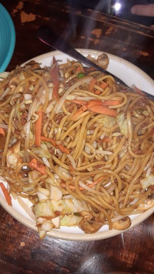 Lo Mein at Spicy Moon - 6th St in New York City