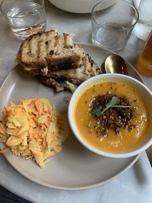 Grilled cheesee  at Comptoir Sauvage in Lyon