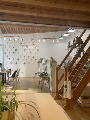 The coffee shop at Comptoir Sauvage in Lyon