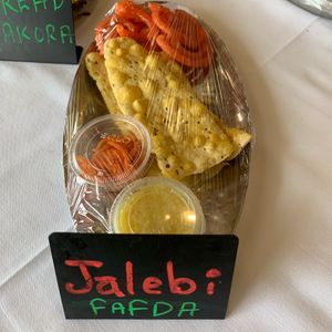 Jalebi Fafda at Kesar's in East Windsor