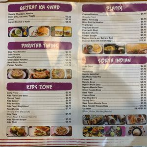 Menu, part 2 at Kesar's in East Windsor