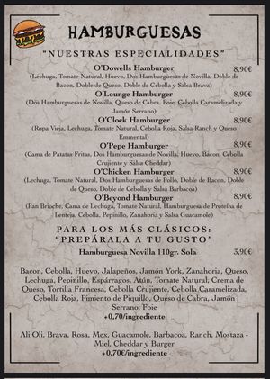   at O'Dowells in Santa Cruz De Bezana
