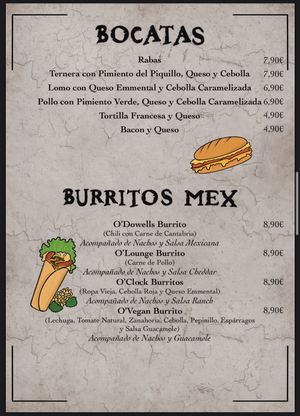   at O'Dowells in Santa Cruz De Bezana