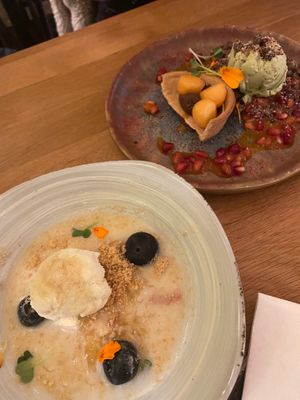 Dessert (niet vegan) €6,50 per dessert  at Umami in Utrecht