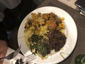 Warren Buffet  at Jardim das Cerejas - Chiado in Lisbon