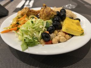 My first salad plate (angle 2)   at Jardim das Cerejas - Chiado in Lisbon