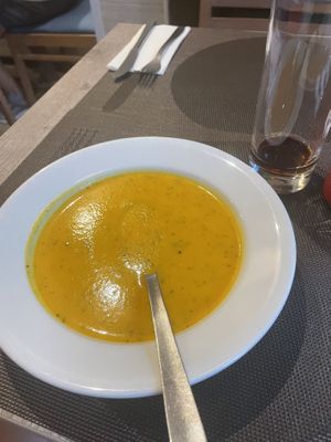 Soup 🙂  at Jardim das Cerejas - Chiado in Lisbon